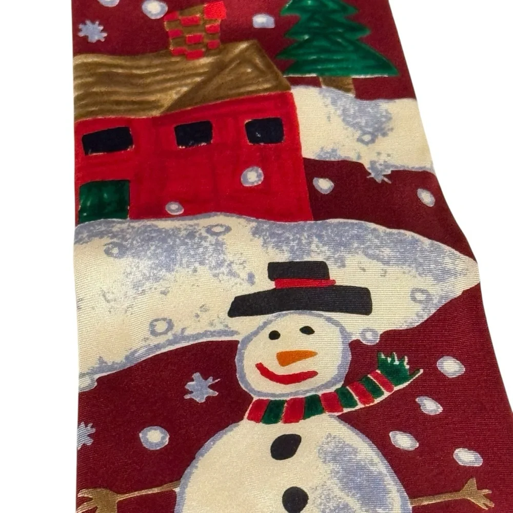 Save the children jingle bells 100% silk three men’s Christmas holiday ties